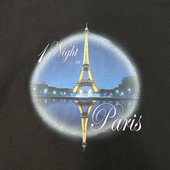 Black Oversized Hooded Sweatshirt By Vetements - Picture 7 of 10